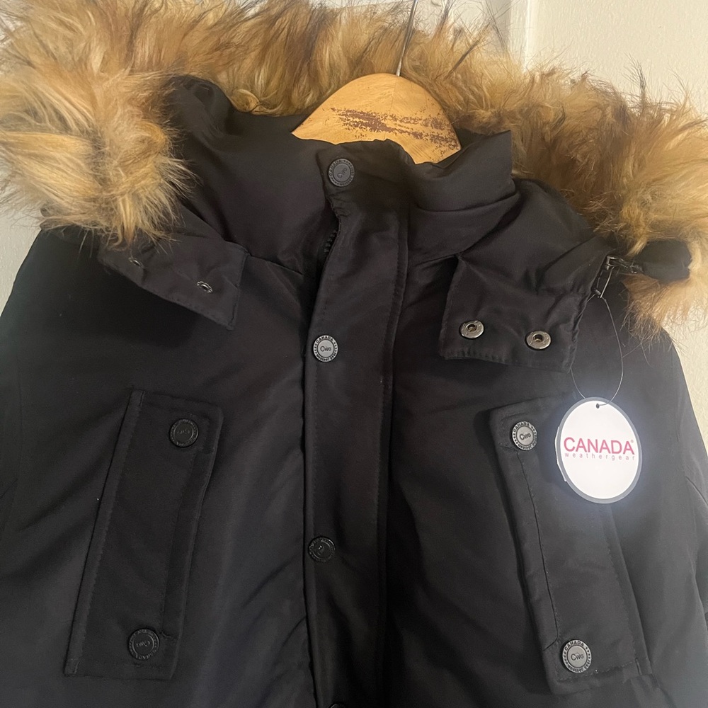 Canada Goose Black Insulated Parka - Picture 2 of 9
